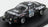 Voiture miniature de course noire avec livrée N 48, présentée sur socle collection Vroomi