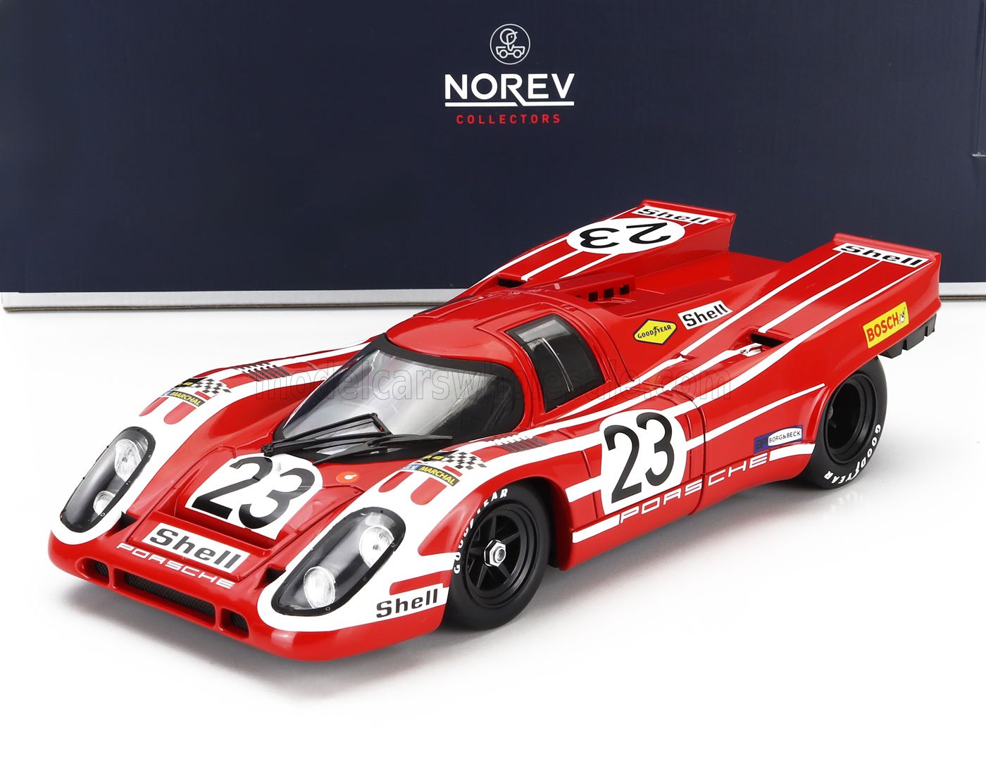 PORSCHE - 917K 4.9L TEAM SALZBURG N 23 WINNER 24h LE MANS 1970 HANS HERRMANN - RICHARD ATTWOOD - RED WHITE