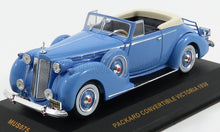 PACKARD - VICTORIA CABRIOLET DÉCOUVERTE 1938 - BLEU CLAIR
