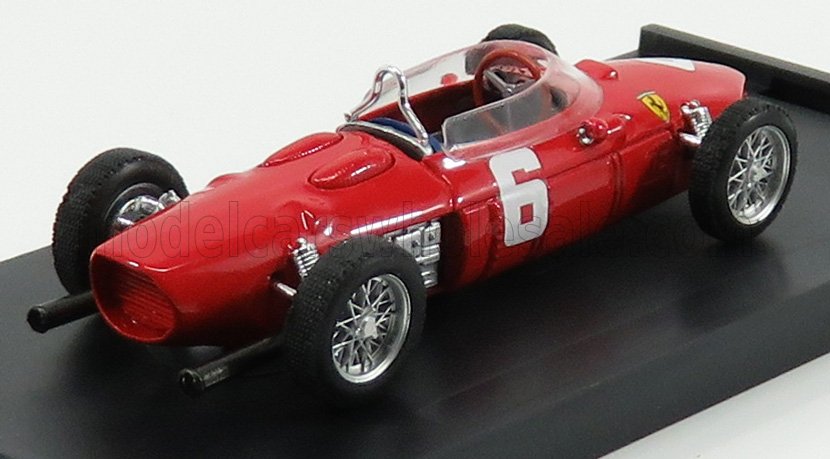 FERRARI - F1 156 N 6 ITALY GP 1961 R.GINTHER - RED Scale model car on Vroomi