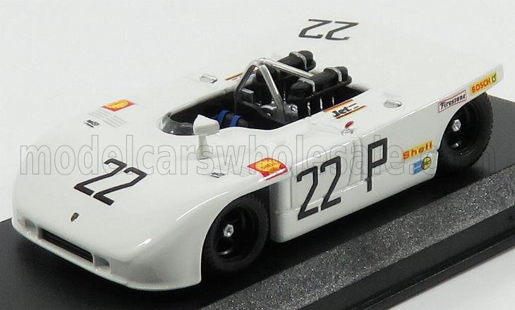 PORSCHE - 908/03 N 22 VAINQUEUR DES 1000 KM DU NURBURGRING 1970 ELFORD - AHRENS JR - WHITE - Vroomi