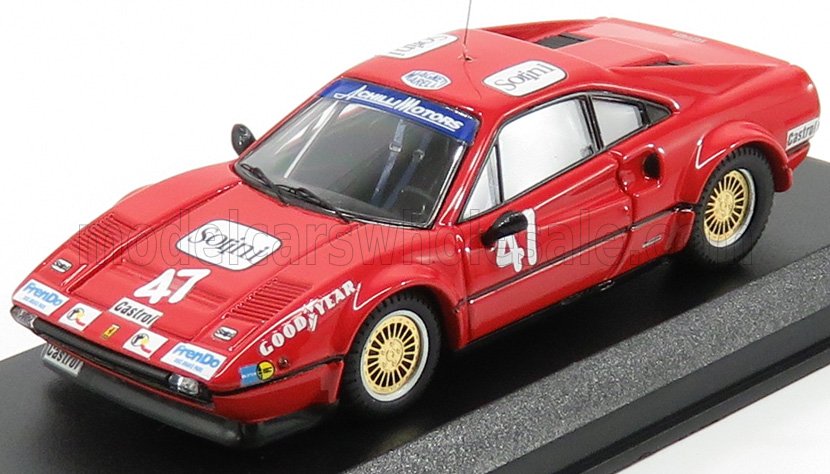 FERRARI - 308 GTB N 47 WINNER VALLELUNGA 1978 C.FACETTI - RED - Vroomi