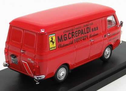 FIAT - 238 VAN COMMISSIONARIA LOMBARDIA M.G. CREPALDI AUTOMODELLI FERRARI MODENA 1976 - RED
