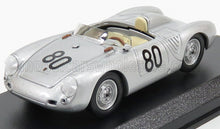PORSCHE - 550 RS N 80 TARGA FLORIO 1958 SCARLATTI - BARTH - SILVER - Vroomi