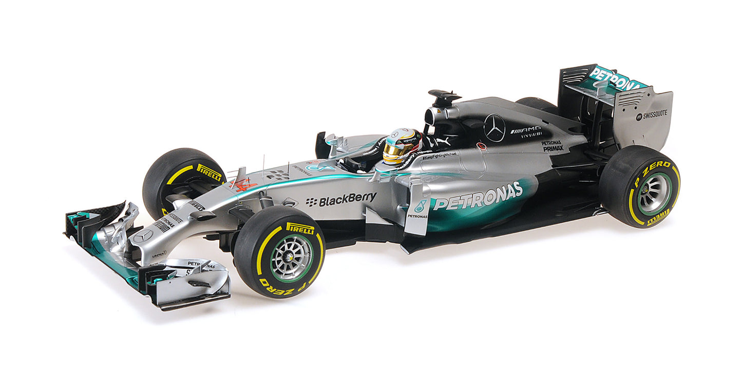 MERCEDES AMG W05 LEWIS HAMILTON WORLD CHAMPION 2014