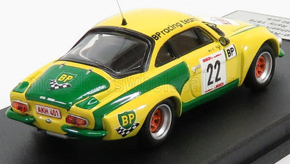 RENAULT - A110 ALPINE N 22 RALLY YPRES 1976 F.ROOTHAERT - E.NIJS - YELLOW GREEN