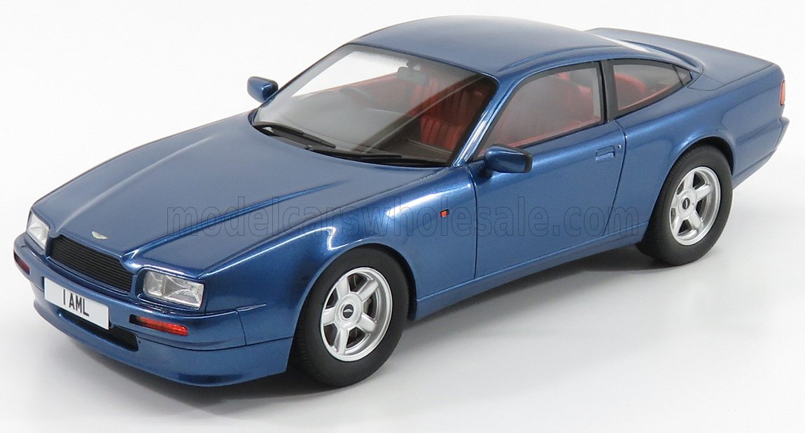 ASTON MARTIN - VIRAGE COUPÉ 1988 - AZUL METALIZADO Maqueta de coche en Vroomi