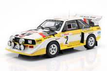 AUDI - QUATTRO SPORT S1 (night version) N 2 4th RALLY MONTECARLO 1986 WALTER ROHRL - CHRISTIAN GEISTDORFER - YELLOW WHITE RED