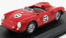 PORSCHE - 550 RS SPIDER N 57 WINNER PARAMAUNT RANCH 1957 J.McAFEE - RED - Vroomi