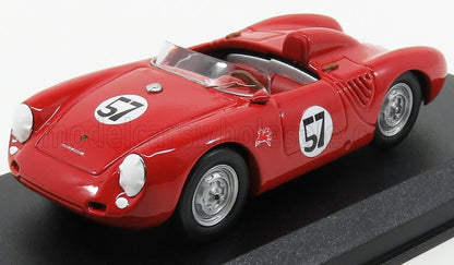 PORSCHE - 550 RS SPIDER N 57 VINCITRICE DEL PARAMAUNT RANCH 1957 J.McAFEE - ROSSA - Vroomi