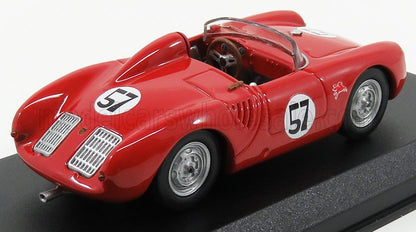 PORSCHE - 550 RS SPIDER N 57 VINCITRICE DEL PARAMAUNT RANCH 1957 J.McAFEE - ROSSA - Vroomi