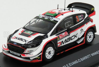 FORD ENGLAND - FIESTA WRC N 3 WINNER RALLY WALES 2017 E.EVANS - D.BARRITT - WHITE BLACK RED
