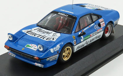 FERRARI - 308 GTB N 3 RALLY EL CORTE INGLES 1985 A.ZANINI - LIGHT BLUE WHITE - Vroomi