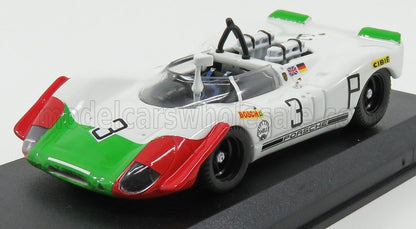 PORSCHE - 908/02 N 3e 1000 km NURBURGRING 1969 ELFORD - AHRE - BLANC VERT ROUGE - Vroomi