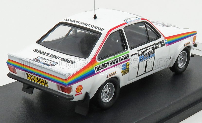 Ford Escort MkII No. 1 Timo Mäkinen Henry Liddon Rally RAC Lombard 1976 Trofeu 1:43 scale model - image 2