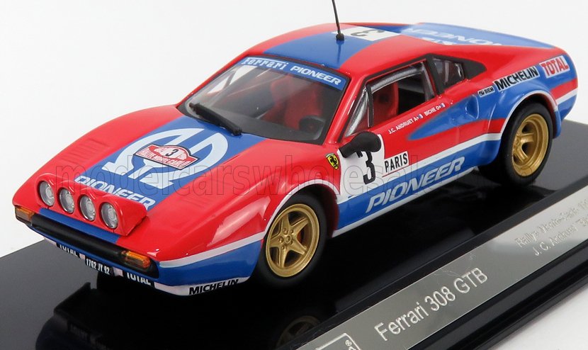 FERRARI | 308 GTB Gr.4 (night version) N 3 RALLY MONTECARLO 1982 JEAN CLAUDE ANDRUET - MICHELE PETIT BICHE