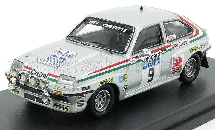 Vauxhall Chevette HSR No. 9 Pentti Airikkala Risto Virtanen Rally RAC Lombard 1980 Night Version Trofeu 1:43 scale model