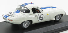 JAGUAR  E-TYPE LIGHTWEIGHT 3.8L TEAM BRIGGS CUNNINGHAM N 15 24h LE MANS 1963 S.CUNNINGHAM - B.GROSSMANN - BIANCO BLU - Vroomi