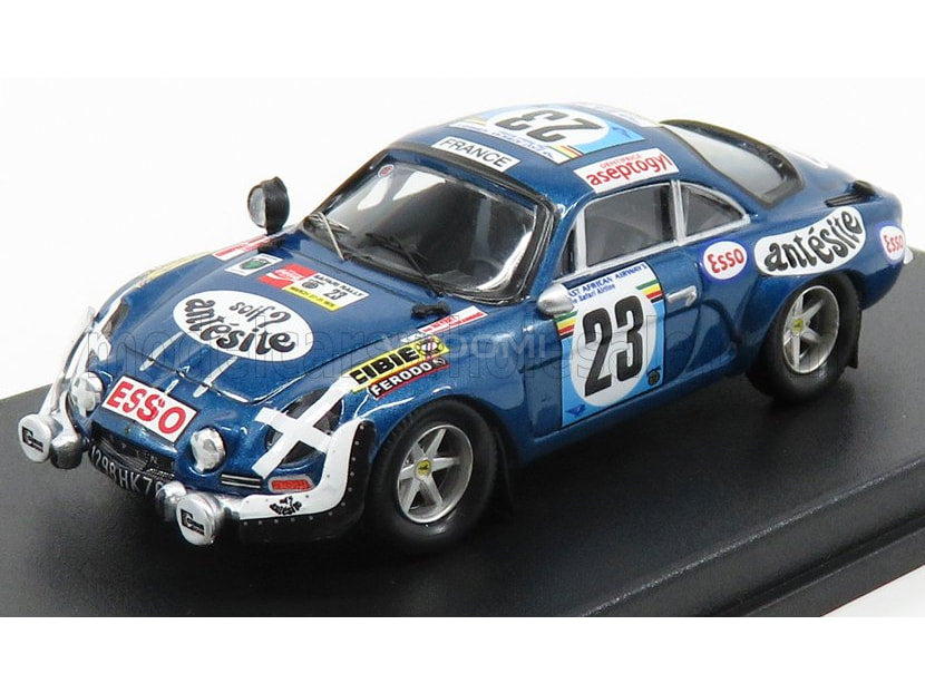 Alpine-Renault A110 1800 Group 4 No. 23 Neyret Terramorsi Safari Rally 1975 Trofeu 1:43 scale model
