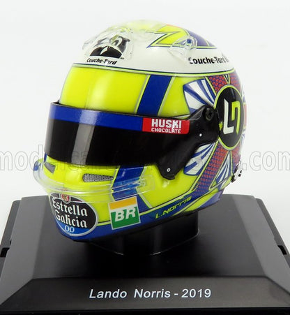 BELL HELMET - F1  CASCO HELMET MCL34 TEAM MCLAREN SEASON 2019 LANDO NORRIS - YELLOW BLUE