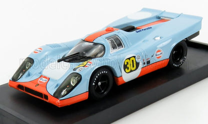 PORSCHE - 917K SCUDERIA JWA GULF N 30 WINNER 1000Km BUENOS AIRES 1971 JO SIFFERT - DEREK BELL - LIGHT BLUE ORANGE Scale model car on Vroomi