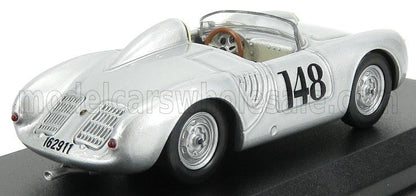 PORSCHE - 550RS N 148 2e AOSTA- GRAN SAN BERNARDO 1957 WOLFGANG VON TRIPS - ARGENT - Vroomi