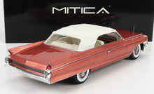 CADILLAC - ELDORADO BIARRITZ CONVERTIBLE CLOSED 1962 - PINK MET
