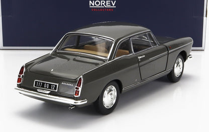 Dark gray Peugeot vintage model car by Norev Collectors, available now through Vroomi
