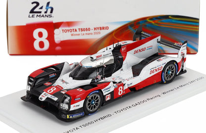 TOYOTA - TS050 2.4L HYBRID TURBO V6 TEAM TOYOTA GAZOO RACING N 8 WINNER 24h LE MANS 2020 S.BUEMI - B.HARTLEY - K.NAKAJIMA - RED WHITE