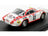 Miniature de l'Alpine A110 N 69 de rallye en blanc et rouge avec décalcomanies détaillées Biral et Levi's Jeans du Tour de Belgique 1971