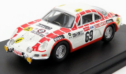 RENAULT - ALPINE A110 N 69 TOUR DE BELGIQUE 1971 H.DELBAR - C.COLLAER - WHITE RED
