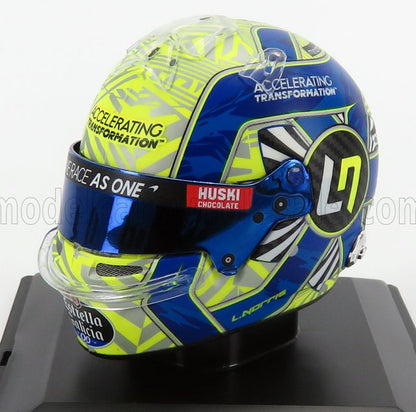 BELL HELMET - F1  CASCO HELMET MCL35 TEAM MCLAREN SEASON 2020 LANDO NORRIS - YELLOW BLUE