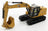 Caterpillar CAT 323 Hydraulic Excavator Yellow Black DM Models 1:50 scale model