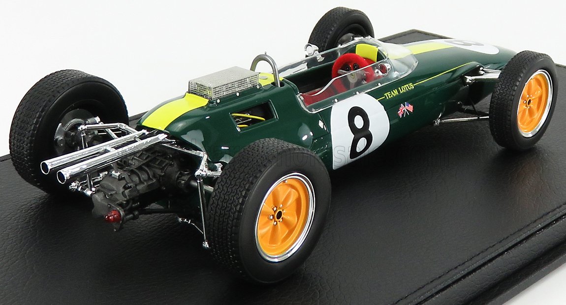 LOTUS | F1 CLIMAX 25 N 8 WORLD CHAMPION WINNER ITALY GP 1963 JIM CLARK - CON VETRINA - WITH SHOWCASE