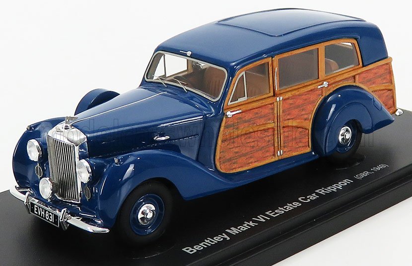 Bentley Mark VI Estate Car Rippon Great Britain 1949 Blue Wood Avenue43 1:43 scale model