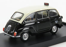 FIAT - 600D MULTIPLA TAXI GENOVA 1964 - BLACK IVORY Scale model car on Vroomi