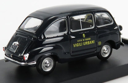 FIAT - 600D MULTIPLA VIGILI URBANI TORINO 1960 - BLUE Scale model car on Vroomi
