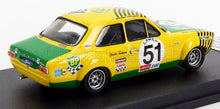 FORD ENGLAND - ESCORT MKI N 51 24h SPA FRANCORCHAMPS 1971 H.AKERSLOOT - Y.FONTAINE - YELLOW GREEN