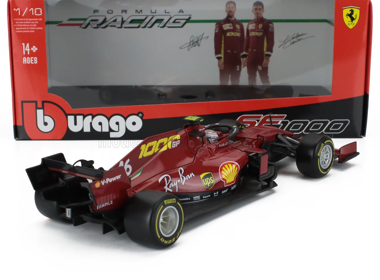 FERRARI | F1  SF1000 TEAM SCUDERIA FERRARI N 16 8th TOSCANA GP MUGELLO 1000th GP FERRARI F1 2020 C.LECLERC | MUGELLO