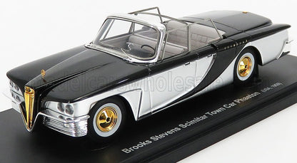 BROOK STEVENS - SCIMITAR TOWN CAR PHAETON USA CABRIOLET OPEN 1959 - SILVER BLACK