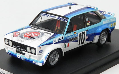 FIAT - 131 ABARTH TEAM FIAT ITALIA N 10 VINCITORE DEL RALLY DI MONTECARLO 1980 W.ROHRL - C.GEISTDORFER - BIANCO BLU - Vroomi