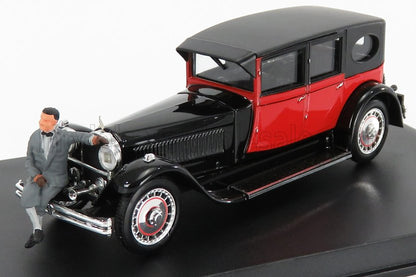 BUGATTI - TYPE 41 ROYALE WITH MR BUGATTI FIGURE 1927 - BLACK RED