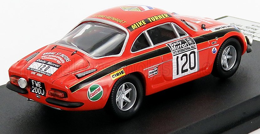 RENAULT | A110 ALPINE N 120 RALLY RAC LOMBARD 1972 J.PRICE - M.TURNER