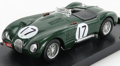 JAGUAR - C-TYPE 3.4L S6 TEAM JAGUAR CARS LTD N 17 2nd 24h LE MANS 1953 STIRLING MOSS - PETER WALKER - BRITISH RACING GREEN Scale model car on Vroomi