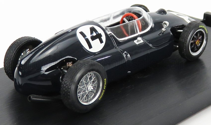 COOPER - F1 T51 VINCITRICE DEL GP D'ITALIA 1959 N. 14 S. MOSS - BLU modellino in scala modellino Vroomi
