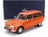 Orange Citroën DS 21 Break scale model car by Norev, displayed with box — Vroomi collector's edition