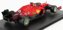 FERRARI | F1 SF21 TEAM SCUDERIA FERRARI MISSION WINNOW N 55 SEASON 2021 CARLOS SAINZ JR. - CON PILOTA E VETRINA - WITH PILOT AND SHOWCASE