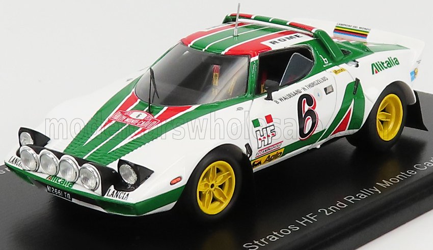 LANCIA | STRATOS HF TEAM ALITALIA (night version) N 6 2nd RALLY MONTECARLO 1976 BJORN WALDEGAARD - HANS THORSZELIUS