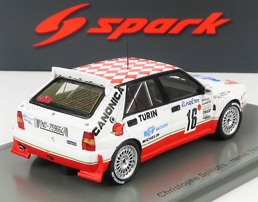 LANCIA | DELTA HF INTEGRALE EVO CANONICA N 16 WINNER GROUP N RALLY MONTECARLO 1993 C.SPILIOTIS - H.THIBAUD