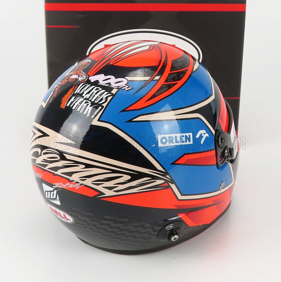 BELL HELMET | F1  CASCO HELMET ALFA ROMEO C41 TEAM ORLEN RACING N 7 EMILIA ROMAGNA IMOLA GP 2021 KIMI RAIKKONEN